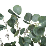 Artificial Eucalyptus Tree (Red Box Eucalyptus Polyanthemos) 150cm - angle view