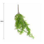 80cm Hanging Fresh Green Dense Maiden Hair Fern Bush UV Resistant - Designer Vertical Gardens artificial vertical garden melbourne artificial vertical green wall