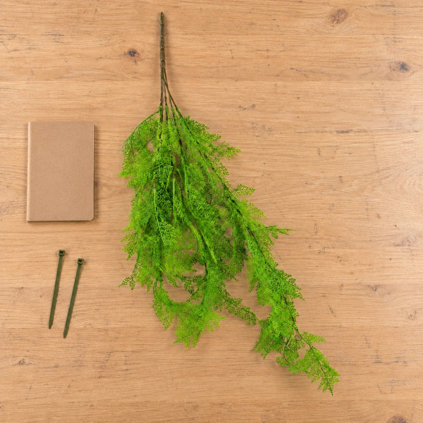 80cm Hanging Fresh Green Dense Maiden Hair Fern Bush UV Resistant — gallery image 16