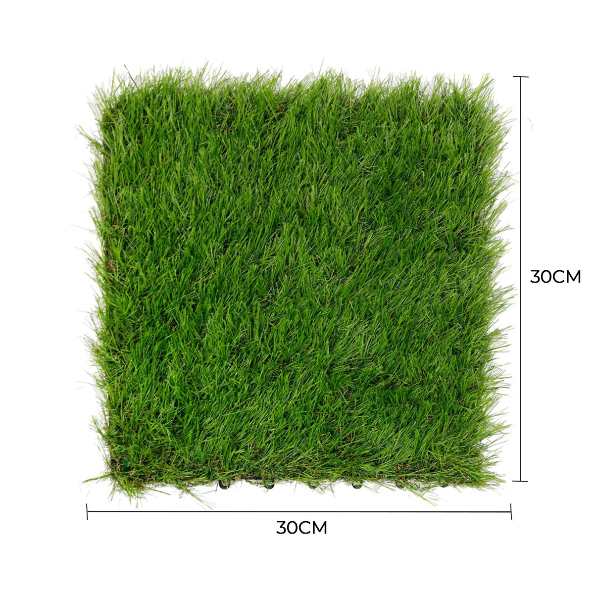 Artificial Grass Decking Tiles 30cm x 30cm - 9 Pack — gallery image