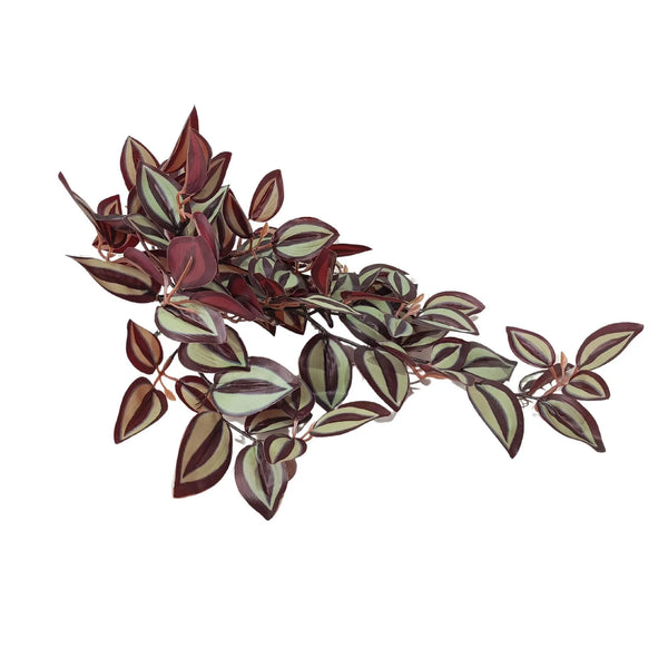 Artificial Hanging / Draping Burgundy Tradescantia Zebrina 42cm — gallery image 7