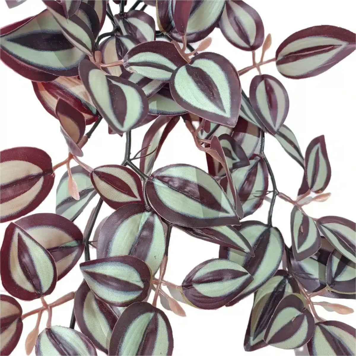 Artificial Hanging / Draping Burgundy Tradescantia Zebrina 42cm — gallery image