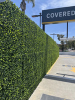 Jasmine Artificial Hedge Panel 1m x 1m – SGS UV Resistant - back view