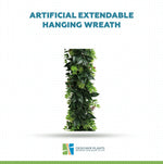 UV Extendable Hanging Wreath - 55cm
