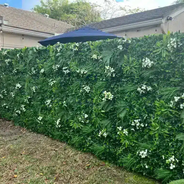 Luxury Flowering White Jasmine Vertical Garden Green Wall Panel 1m x 1m – SGS UV Resistant - image 18