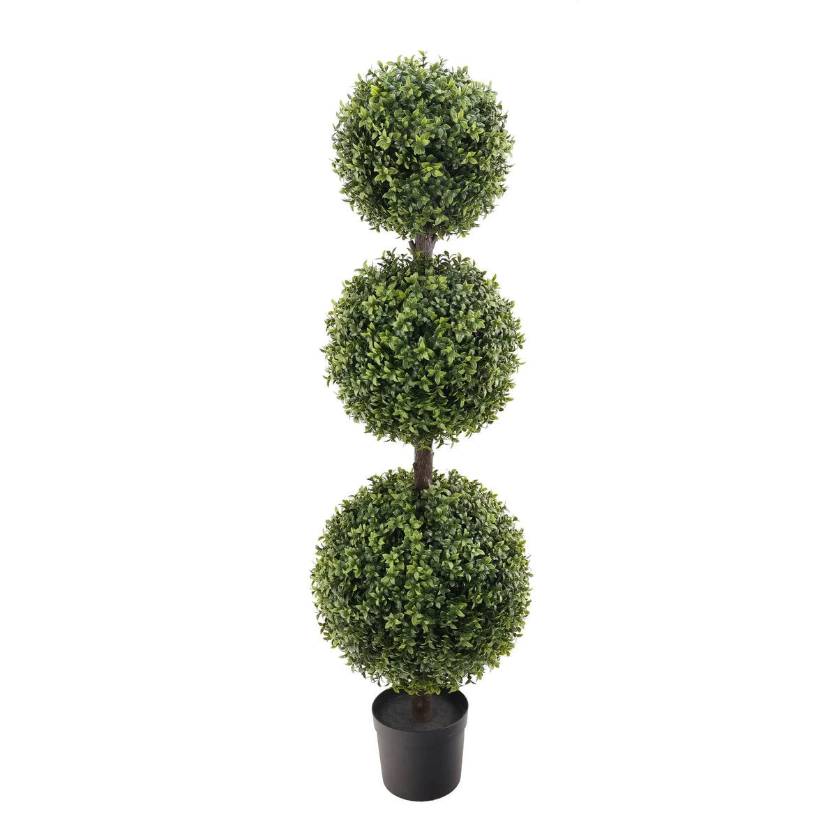 Artificial 3 Ball Topiary Tree 128cm - UV Resistant