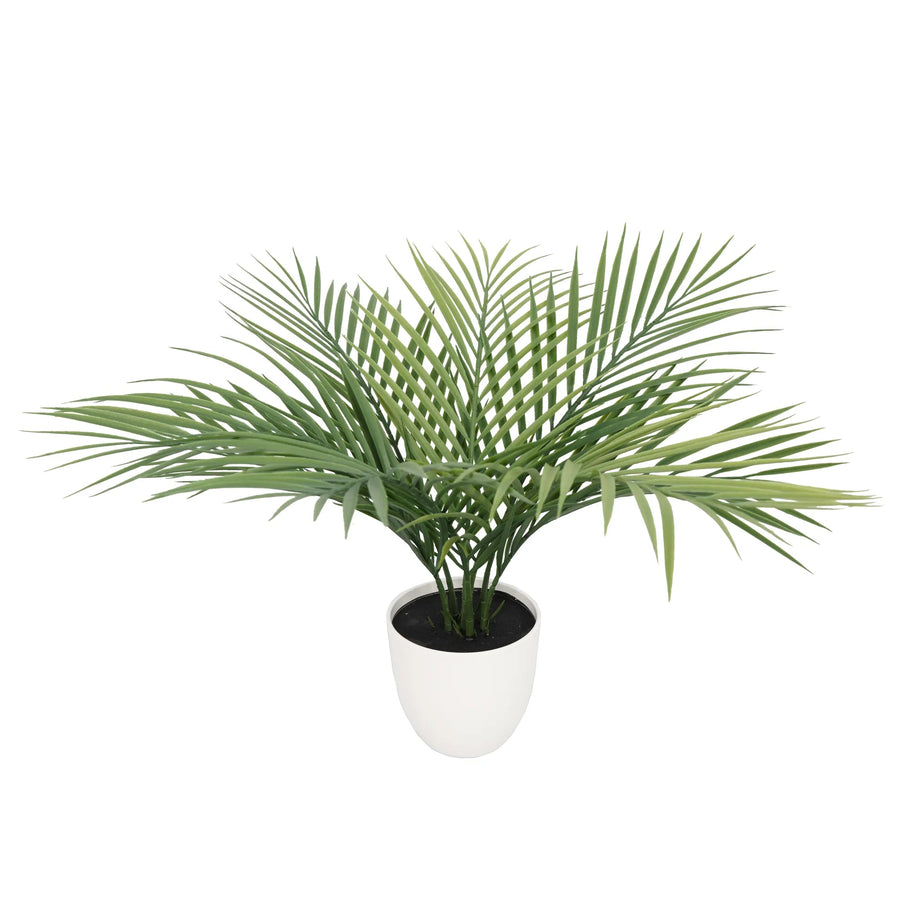 Artificial Areca Palm 50cm - UV Protected Compact Potted Plant