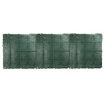 Green textured rug on a white background