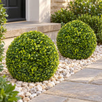 Artificial Boxwood Topiary Ball 28cm - UV Resistant Mixed Green Foliage - Designer Vertical Gardens artificial topiary artificial topiary ball