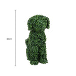 Artificial Boxwood Topiary Dog 60cm UV Resistant - Designer Vertical Gardens artificial topiary buxus topiary