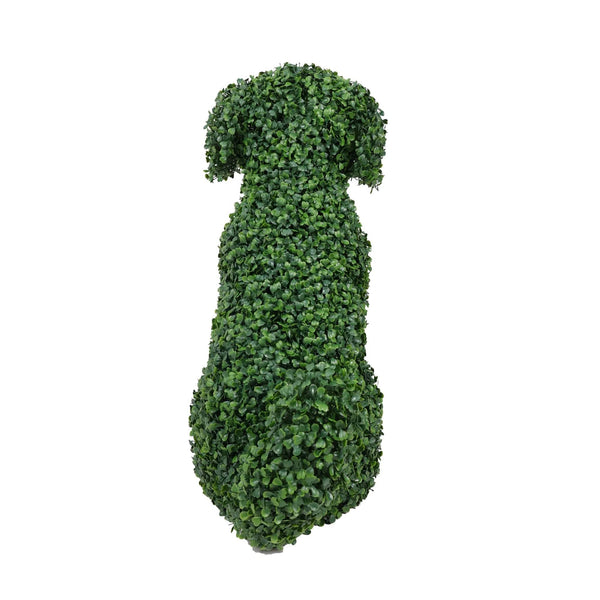 Artificial Boxwood Topiary Dog 60cm UV Resistant — gallery image 3