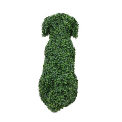 Artificial Boxwood Topiary Dog 60cm UV Resistant