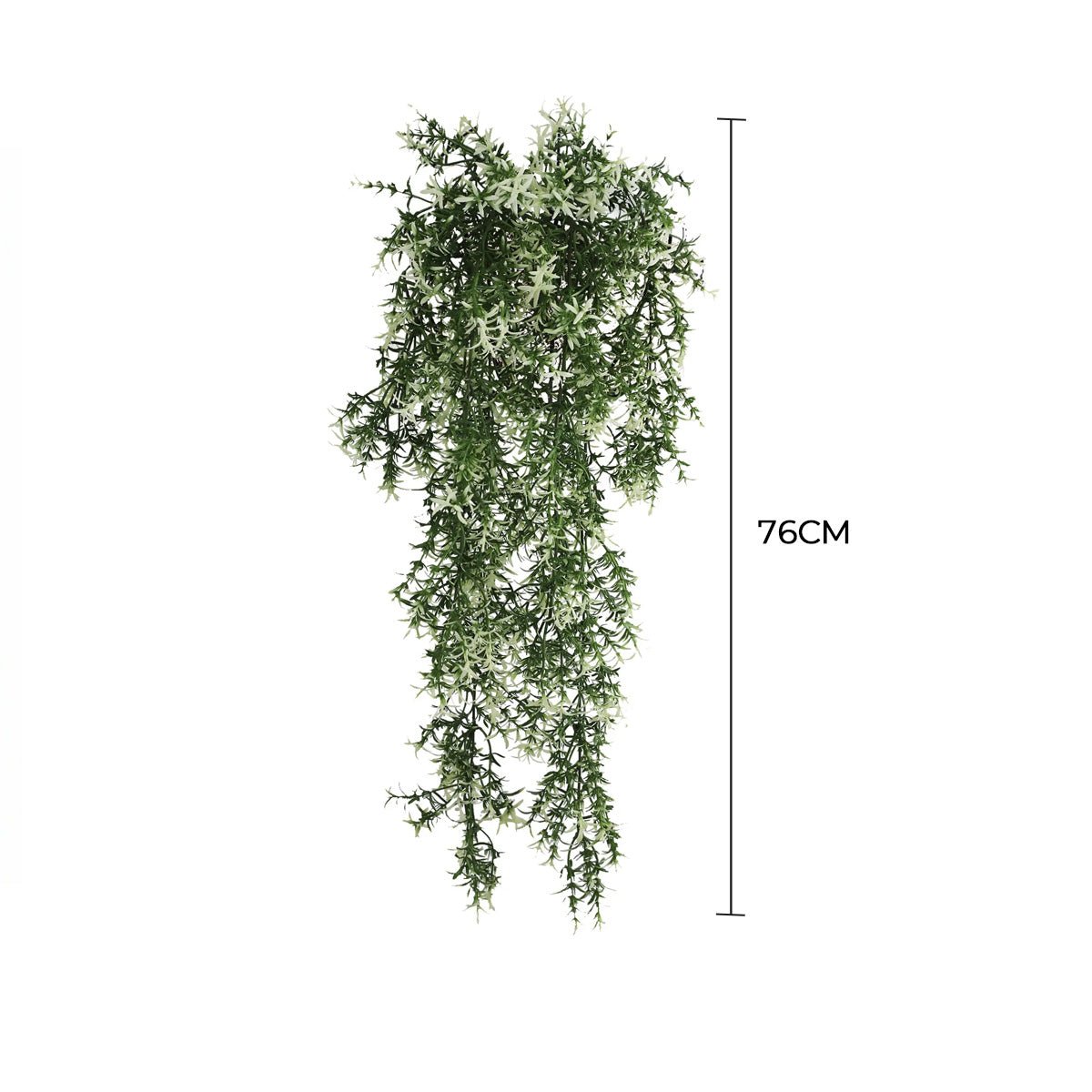 Artificial Cascading Jasmine Vine – UV Resistant & Fire Safe (20cm x 76cm) - Designer Vertical Gardens artificial hanging ferns hanging fern