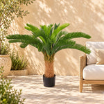 Artificial Cycas / Cycad Palm Tree 105cm UV Resistant - Designer Vertical Gardens Artificial Trees Artificial Trees for Balconies