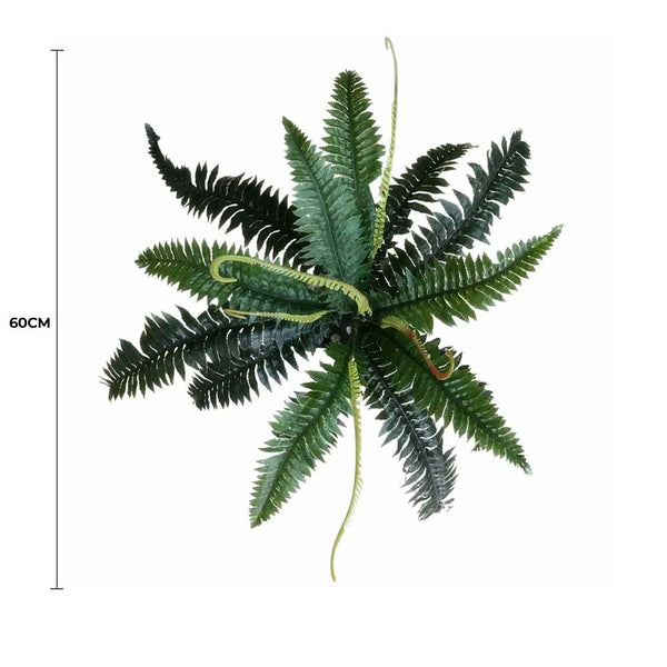 Artificial Dark Green Boston Fern 60cm — gallery image 4