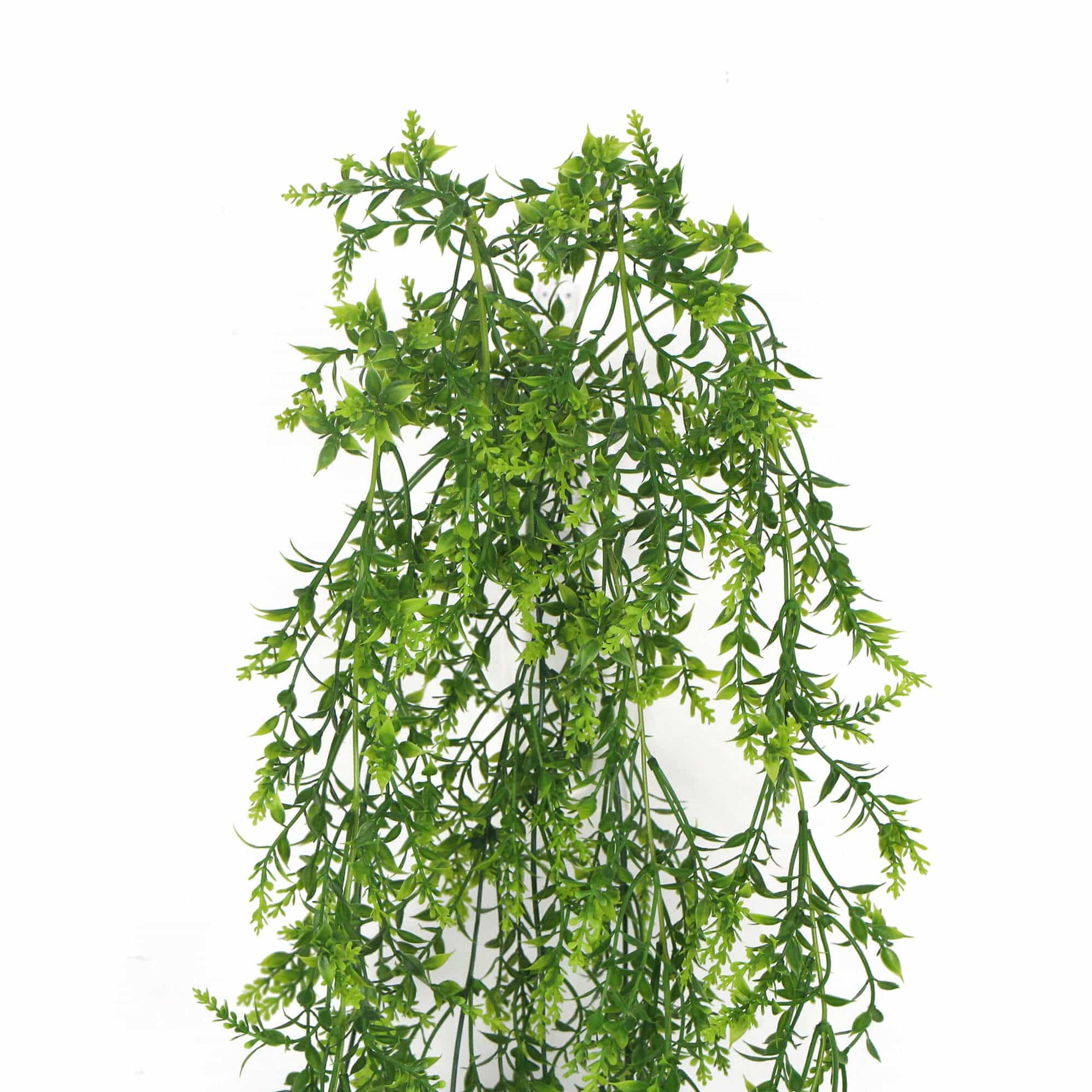 Artificial Dense Hanging Evergreen Plant (Two - Tone) 130cm - Designer Vertical Gardens fake plant stem garland