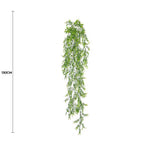 Artificial Dense Hanging Evergreen Plant (Two - Tone) 130cm - Designer Vertical Gardens fake plant stem garland