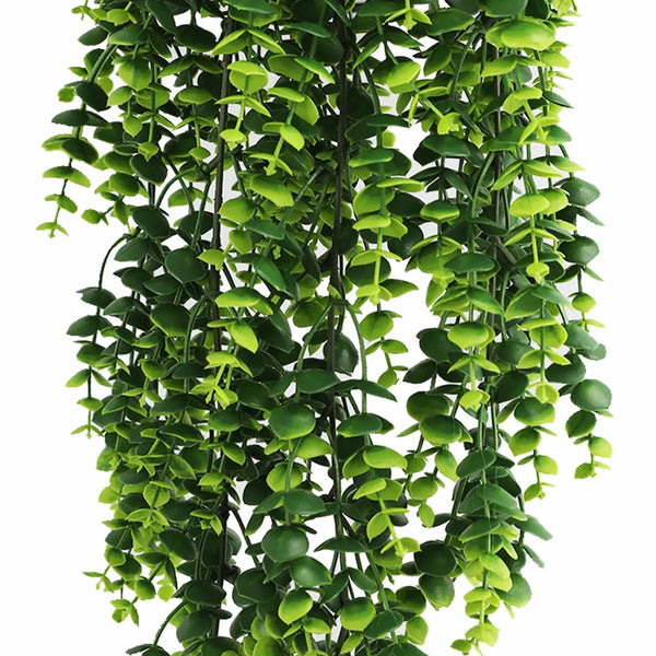 Artificial Dense Hanging Lush Green Eucalyptus Garland Bush UV Resistant and Fire Rated 18cm x 77cm — gallery image 4