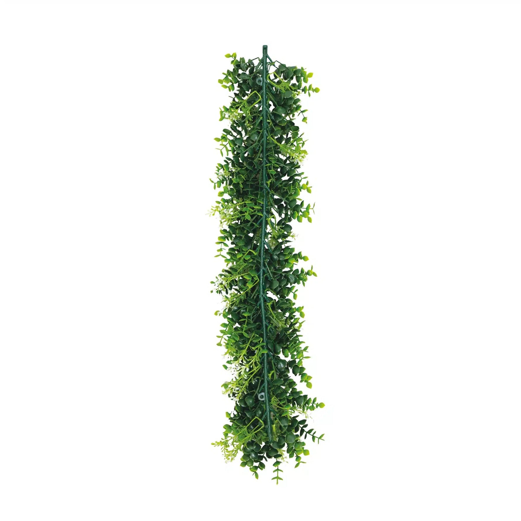 Artificial Extendable Hanging Flowering White Eucalyptus Vine UV Resistant 55cm - Designer Vertical Gardens artificial hanging ferns hanging garland