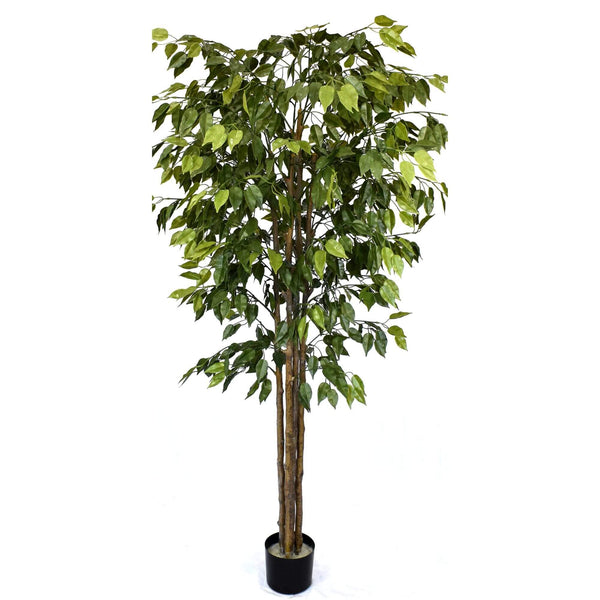 Artificial Ficus Tree 180cm Nearly Natural UV Resistant - image 1