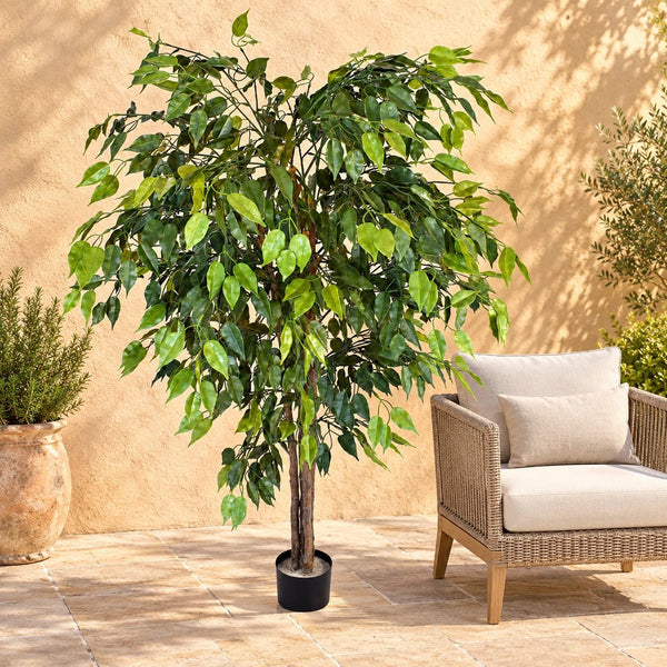 Artificial Ficus Tree 180cm Nearly Natural UV Resistant — gallery image 12