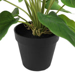 Artificial Flowering White & Orange Peace Lily / Calla Lily Plant 50cm - Designer Vertical Gardens artificial garden wall plants artificial green wall sydney