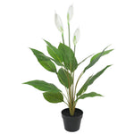 Artificial Flowering White Peace Lily / Calla Lily 95cm - Designer Vertical Gardens Artificial flower bouquet artificial peace lily