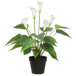 Artificial Flowering White Peace Lily / Calla Lily Plant 50cm - Designer Vertical Gardens Artificial Trees artificial vertical garden melbourne