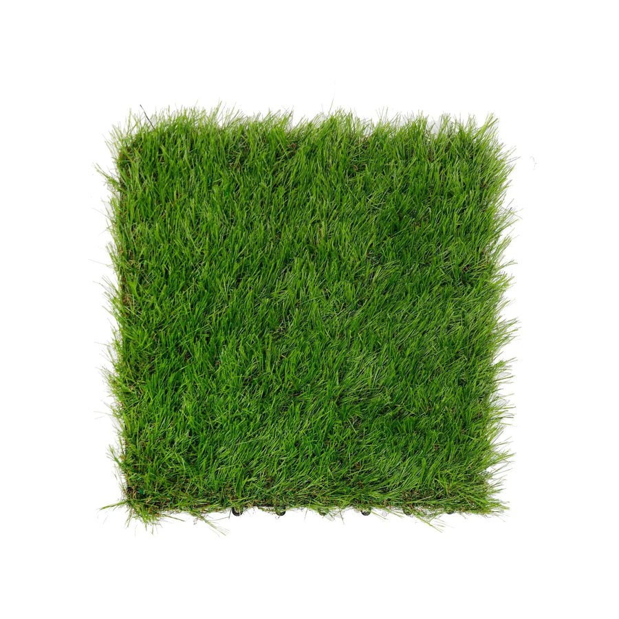 Artificial Grass Decking Tiles 30cm x 30cm - 9 Pack