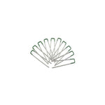 Artificial Grass Roll Pegs / Fake Grass Galvanized Metal Pegs With Green Top 100 Pieces - Designer Vertical Gardens artificial green wall installation Easy install