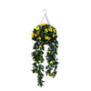 Artificial Hanging Basket Orange and Yellow Bouganvillea 30cm x 80cm Long UV Resistant