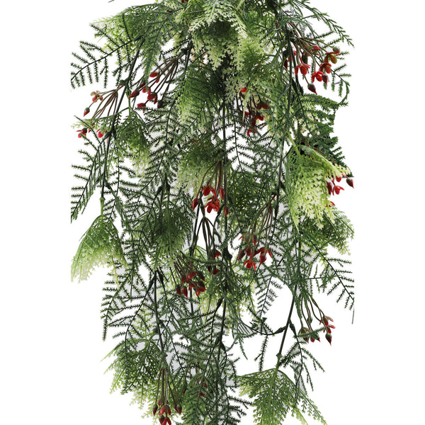 Artificial Hanging Christmas Myrtle And Flowering Holly UV Resistant 78cm - image 3