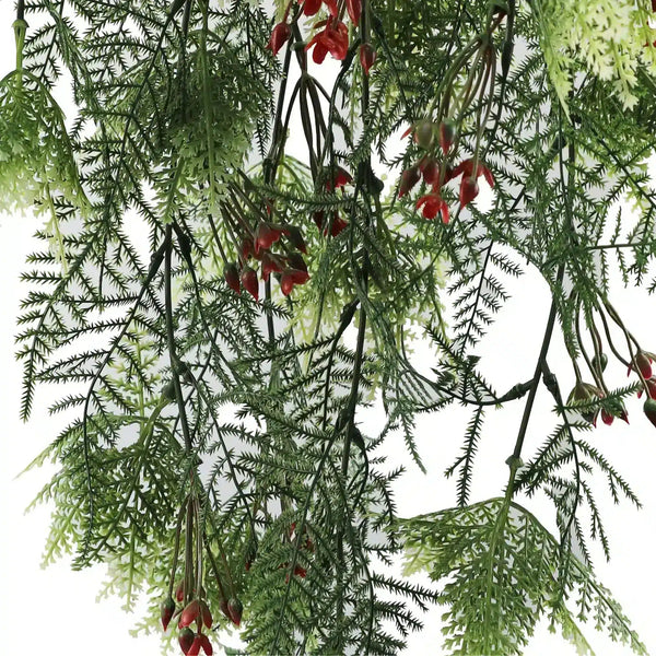 Artificial Hanging Christmas Myrtle And Flowering Holly UV Resistant 78cm — gallery image 9