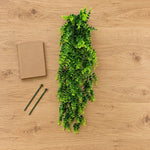 Artificial Hanging Dense Rounded Buxus (Sempervirens) UV Resistant 78cm - Designer Vertical Gardens artificial hanging basket artificial hanging ferns