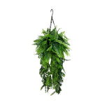 Artificial Hanging Fern Display – UV Resistant (45cm x 125cm) - Designer Vertical Gardens artificial hanging ferns Artificial Trees