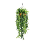 Artificial Hanging Fern Display – UV Resistant (45cm x 125cm) - Designer Vertical Gardens artificial hanging ferns Artificial Trees