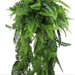 Artificial Hanging Fern Display – UV Resistant (45cm x 125cm) - Designer Vertical Gardens artificial hanging ferns Artificial Trees