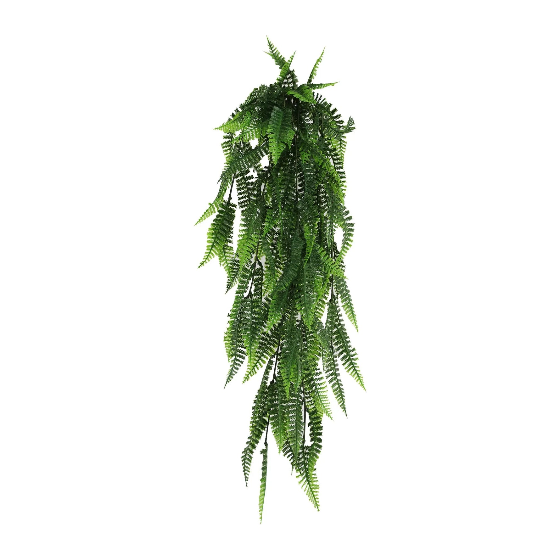 Artificial Hanging Fern Garland – UV Resistant & Fire Rated (18cm x 76cm) - Designer Vertical Gardens artificial hanging ferns hanging fern