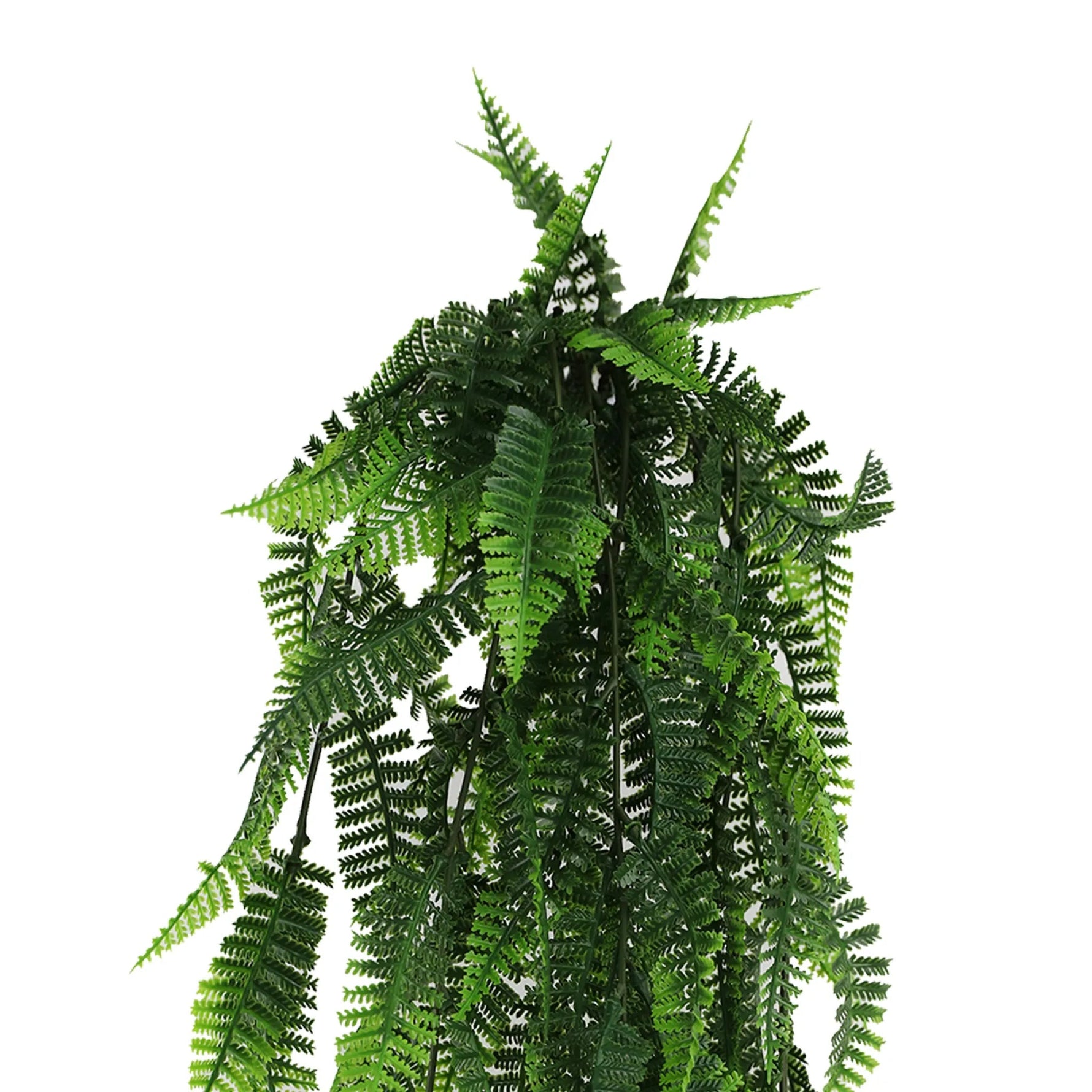 Artificial Hanging Fern Garland – UV Resistant & Fire Rated (18cm x 76cm) - Designer Vertical Gardens artificial hanging ferns hanging fern