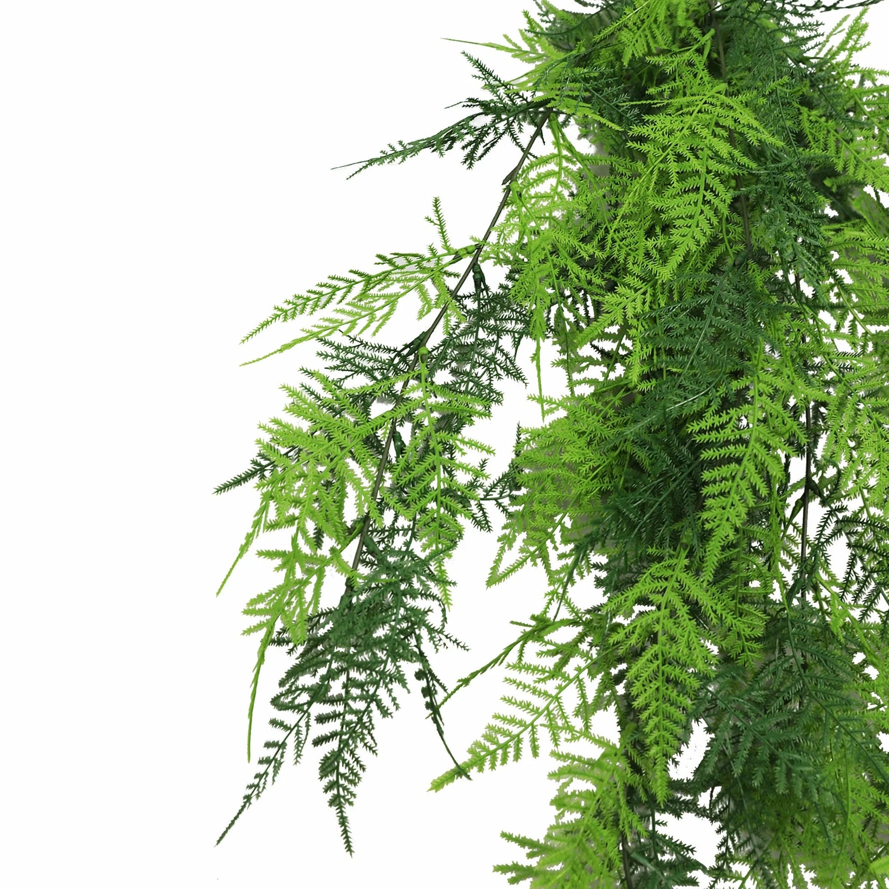Artificial Hanging Lace Fern Garland – UV Resistant & Fire Rated (15cm x 76cm) - Designer Vertical Gardens artificial hanging ferns hanging fern