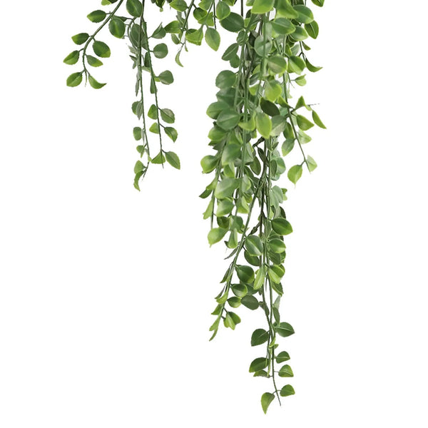 Artificial Hanging Pearls Garland – Dark Green (20cm x 79cm, UV Resistant & Fire Rated) — gallery image 3