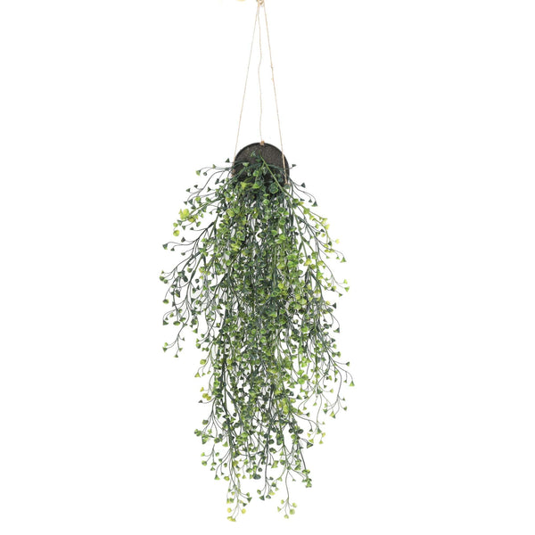 UV Resistant Artificial Hanging Pearls - 56cm Potted String of Pearls — gallery image 3