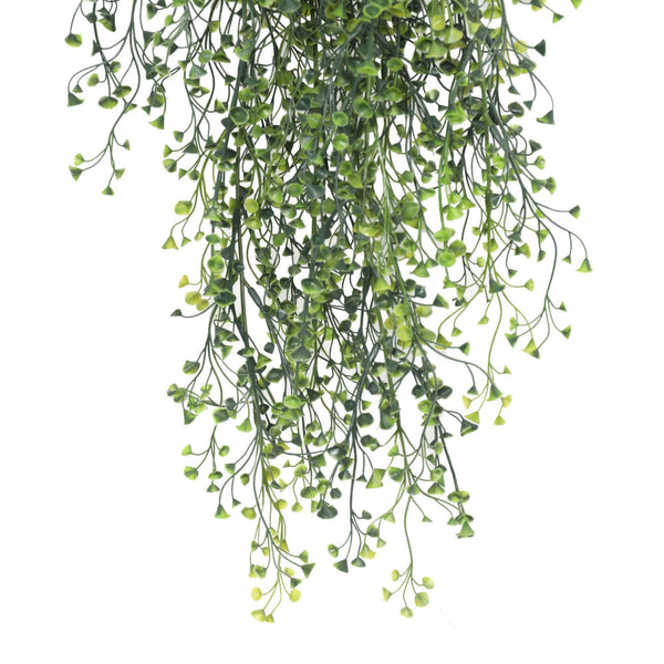 UV Resistant Artificial Hanging Pearls - 56cm Potted String of Pearls — gallery image 4