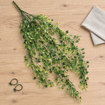 Artificial Hanging Plant (Heart Leaf) UV Resistant 90cm - Designer Vertical Gardens artificial green wall australia artificial vertical garden plants