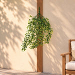 Artificial Hanging Plant (Heart Leaf) UV Resistant 90cm - Designer Vertical Gardens artificial green wall australia artificial vertical garden plants