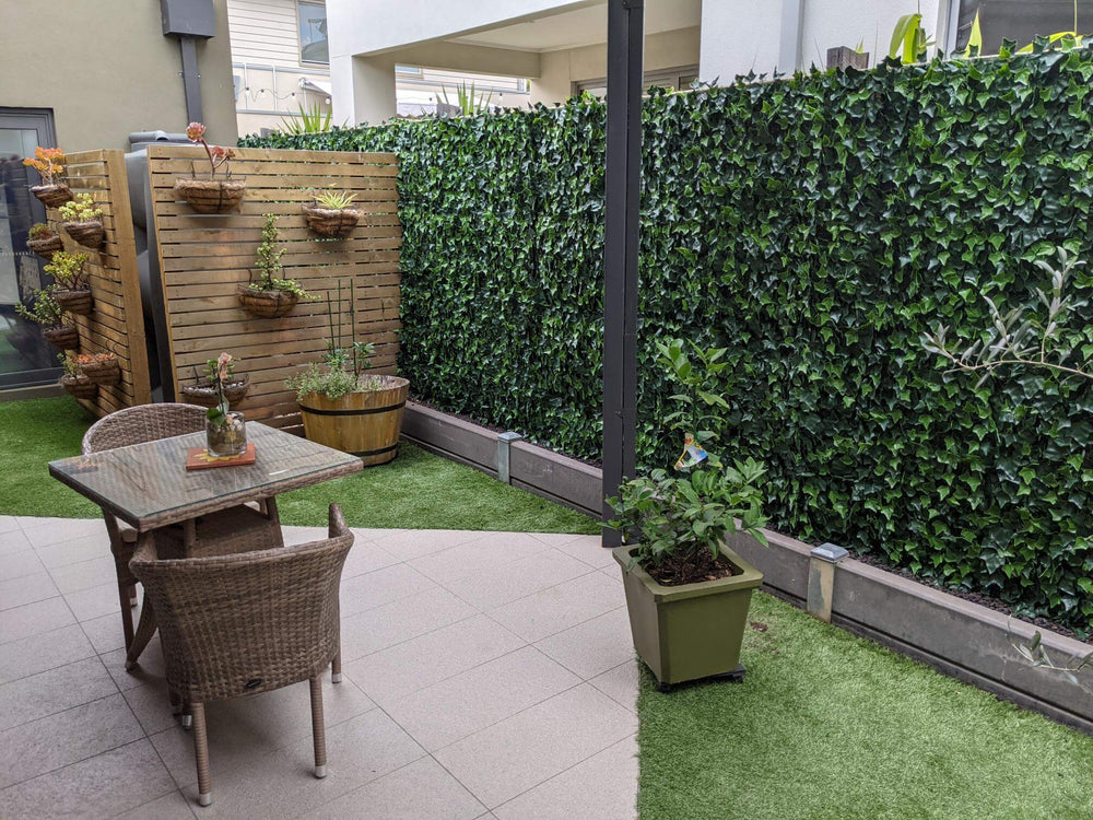 Artificial Ivy Hedge Panel 1m x 1m – SGS UV Resistant — gallery image 25