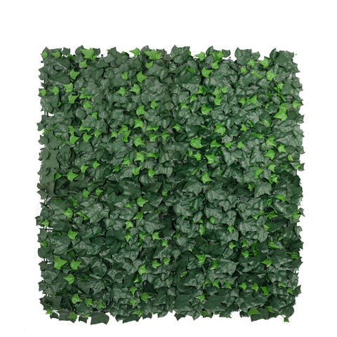 Artificial Ivy Hedge Panel Fake Vertical Garden 1m x 1m (Indoor or Outdoor) UV Resistant - Designer Vertical Gardens artificial garden wall plants artificial green wall australia