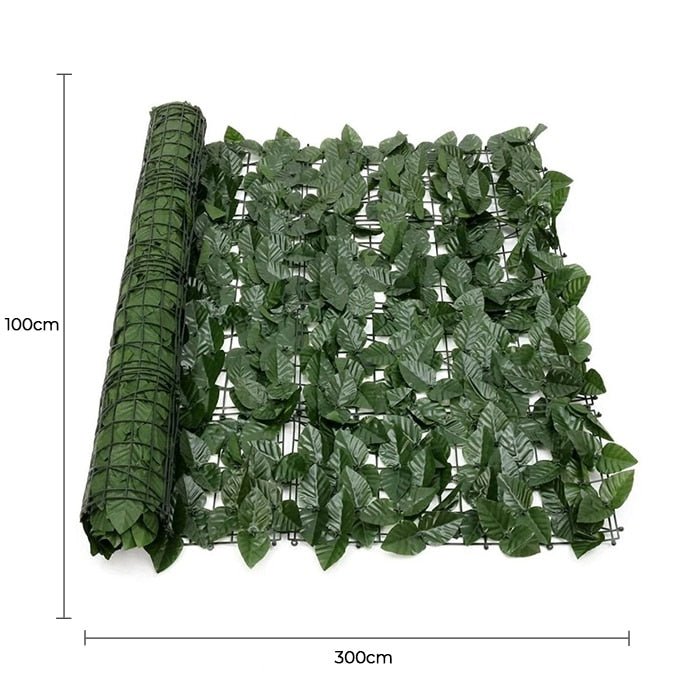 Artificial Ivy Leaf Roll 3m X 1m (Camellia Style Fake Ivy Roll) — gallery image