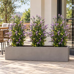 Artificial Lavender Topiary Tree 73cm - UV Resistant - Designer Vertical Gardens artificial lavender artificial topiary