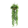 Artificial Lush Fern Hanging Basket UV Resistant (35cm x 125cm)